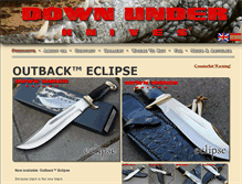 Tablet Screenshot of downunderknives.com